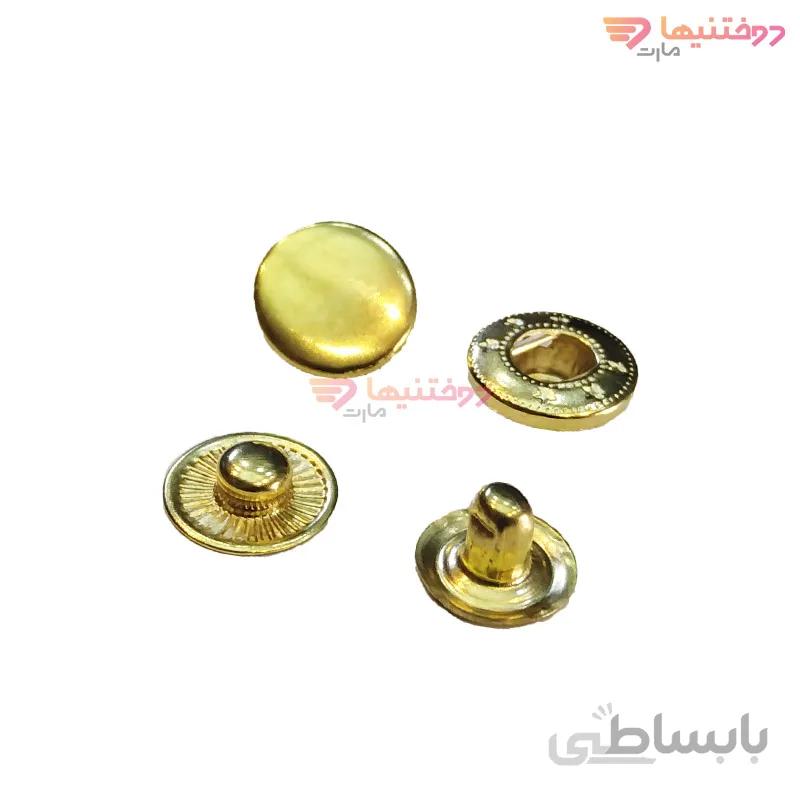 پوکه دکمه چهارپارچه پرسی
