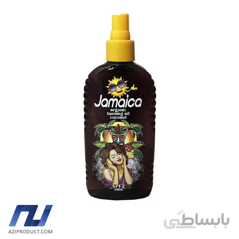 روغن برنزه کننده جاماییکا مدل نارگیل حجم 200 میل