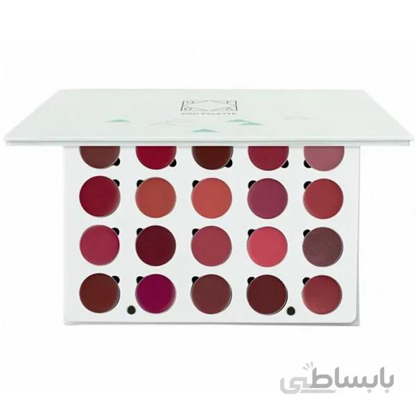 پالت رژلب افرا OFRA شامل 20 رنگ ا OFRA Pro Lipstick Palette - 20 Colors