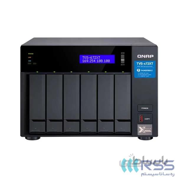 ذخیره ساز تحت شبکه کیونپ مدل TVS 672XT i3 8G