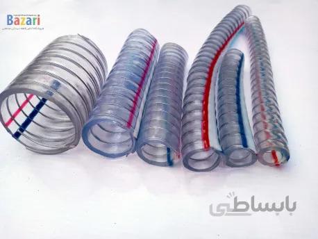 شیلنگ ابنما فنر دار سایز 1/4 1 اینچ مواد غذایی سه خط