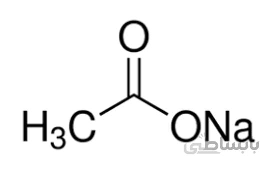 سدیم استات خشک