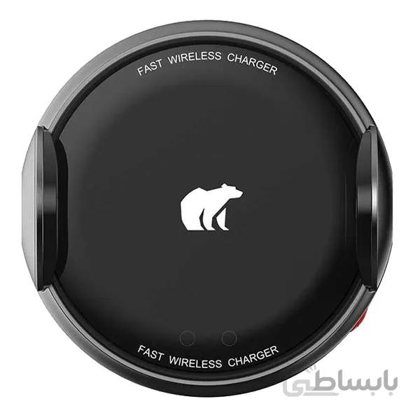 پایه نگهدارنده موبایل شیائومی مدل VB1-W با قابلیت شارژ وایرلس ا Xiaomi Shunzao Wireless Car Charger VB1-W
