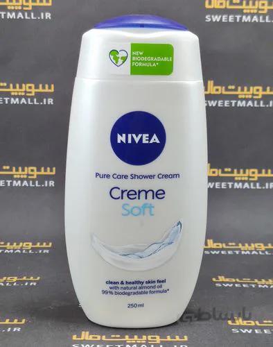 ژل حمام نیوا 250 میل سر و صورت و بدن Nivea-Creme Soft