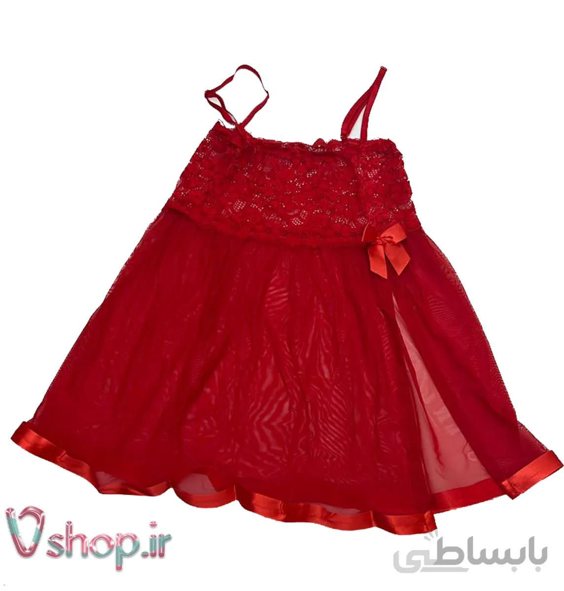 لباس خواب حریر به همراه شورت