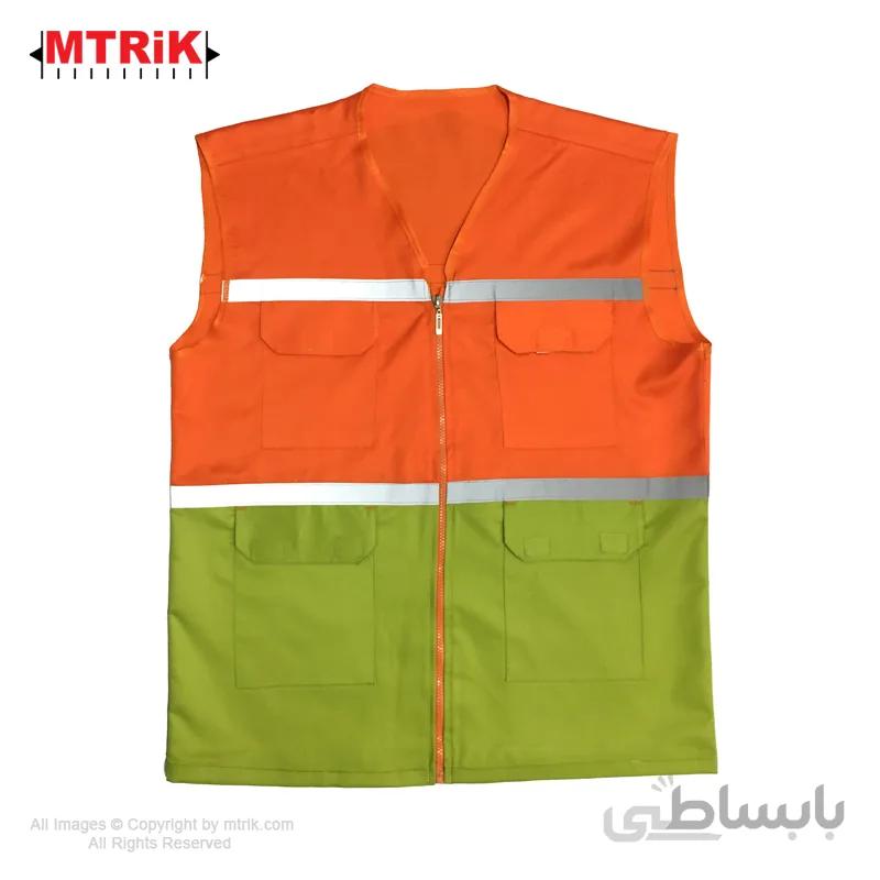جلیقه ایمنی شبرنگ دار مدل T290