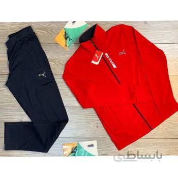 ست ورزشی گرمکن شلوار مردانه پوما طرح بنز اسلیم فیت