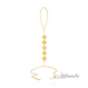 تمیمه طلا طرح لوزی کد LT432