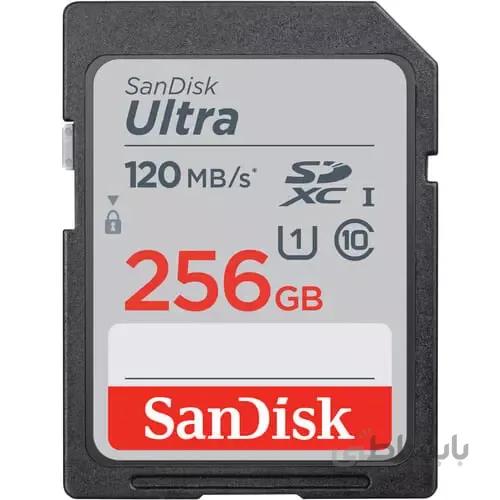 کارت حافظه سن دیسک SanDisk SD 256GB Ultra UHS-I 120mb SDHC