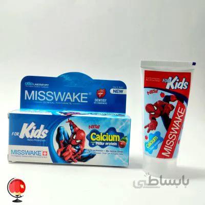 خمیر دندان میسویک MISSWAKE مدل مردعنکبوتی حجم 50 میلی لیتر