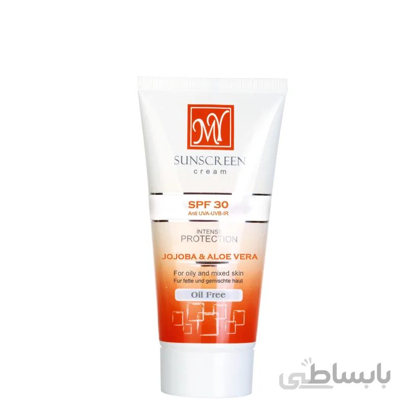 کرم ضد آفتاب فاقد چربی مای با SPF 30 - فاقد رنگ