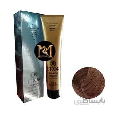 رنگ مو ايتوك شماره 6.5 حجم 100 ميلي ليتر رنگ بلوند طلايي تيره