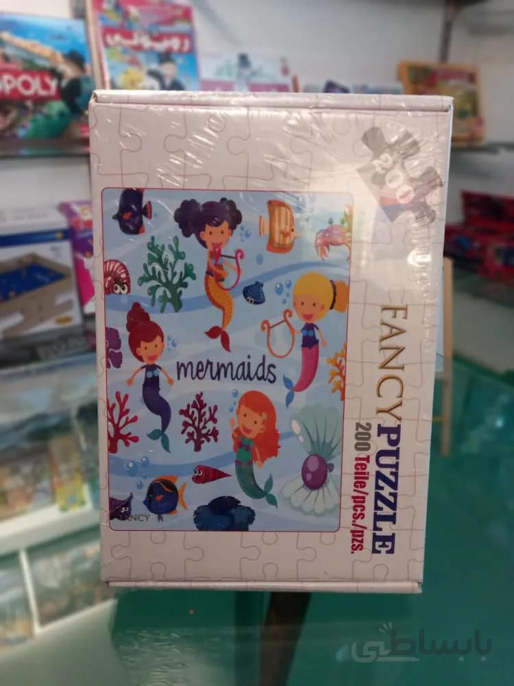 پازل 200 قطعه طرح پری دریایی Fancy ا Fancy 200 pcs puzzle Mermaids