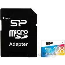 کارت حافظه microSDXC سیلیکون پاور مدل Silicon power Color Elite کلاس 10 استاندارد UHS-I U1 سرعت 85MBps همراه با آداپتور SD ظرفیت 128 گیگابایت
