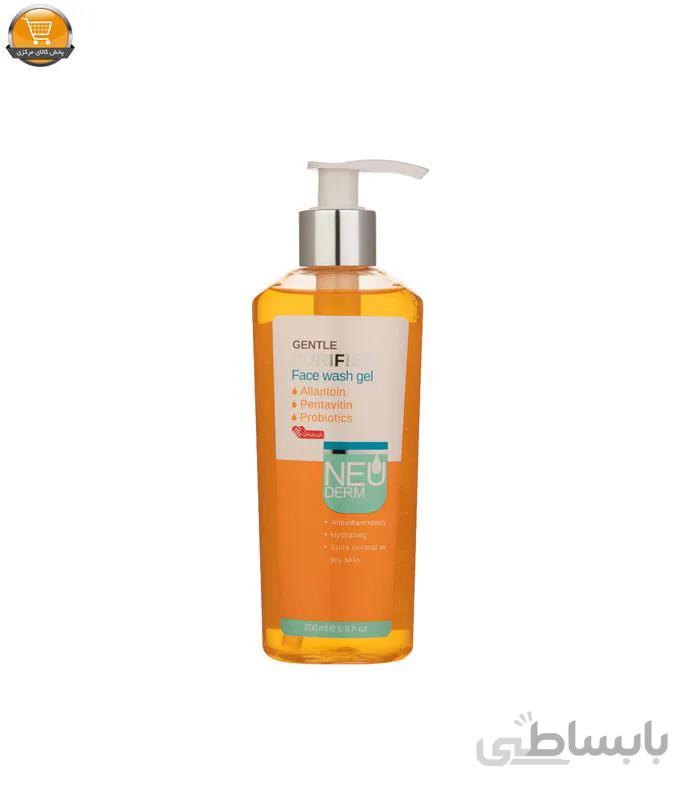 ژل شستشو صورت نئودرم مدل Gentle Purifier کد 01 حجم 200 میلی لیتر