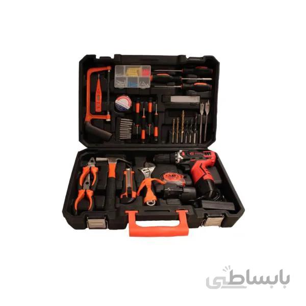 ست یا کیت ابزار ادون با دریل شارژی مدل ED-2021