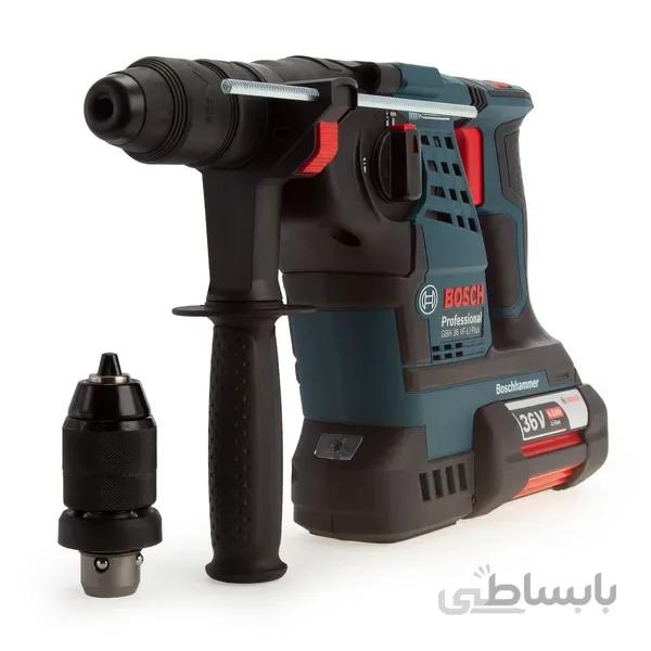 دریل بتن کن 4 شیار 4.5 کیلویی شارژی بوش مدل GBH36 VF-LIPLUS