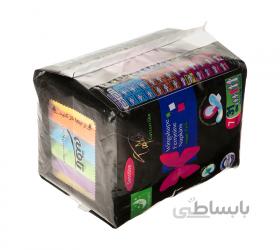 نوار بهداشتی بالدار نازک شب تافته مناسب پوست های حساس بسته 7 عددی