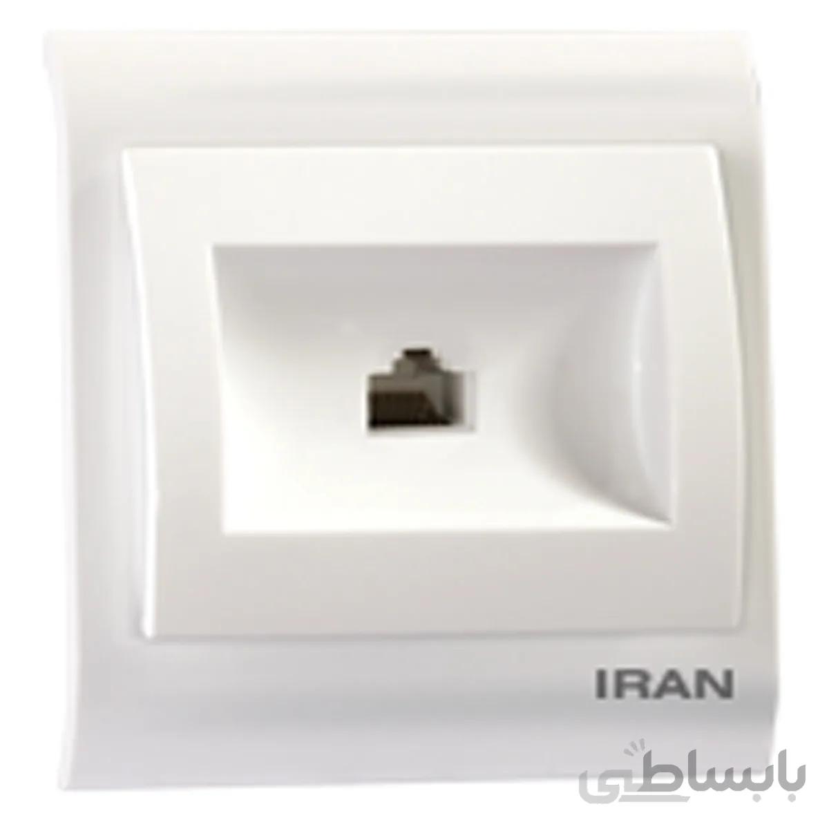 سوکت تلفن تک فضل الکتریک مدل ایران