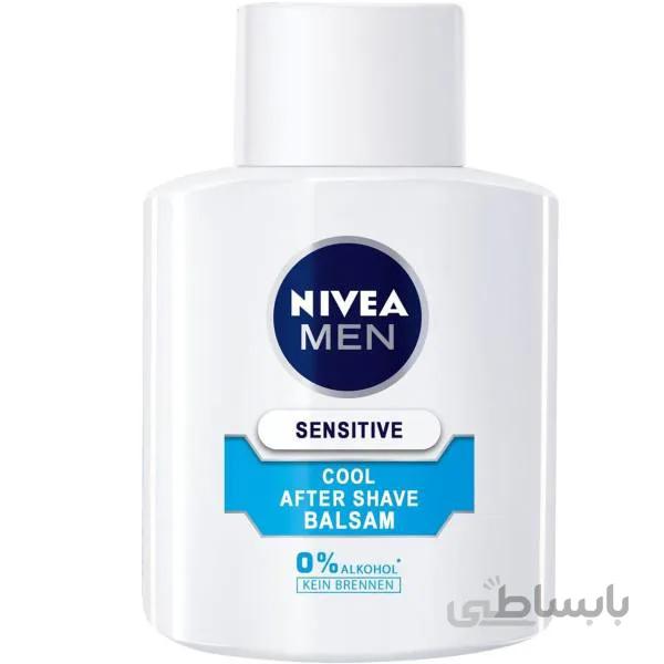 افتر شیو بالم مدل سنسیتیو کول نیوآ حجم 100 میل ا Sensitive Cool Balsam After Shave Nivea