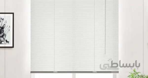 پرده کرکره فلزی 1.6 سانتی‌متر ساده کد 16108