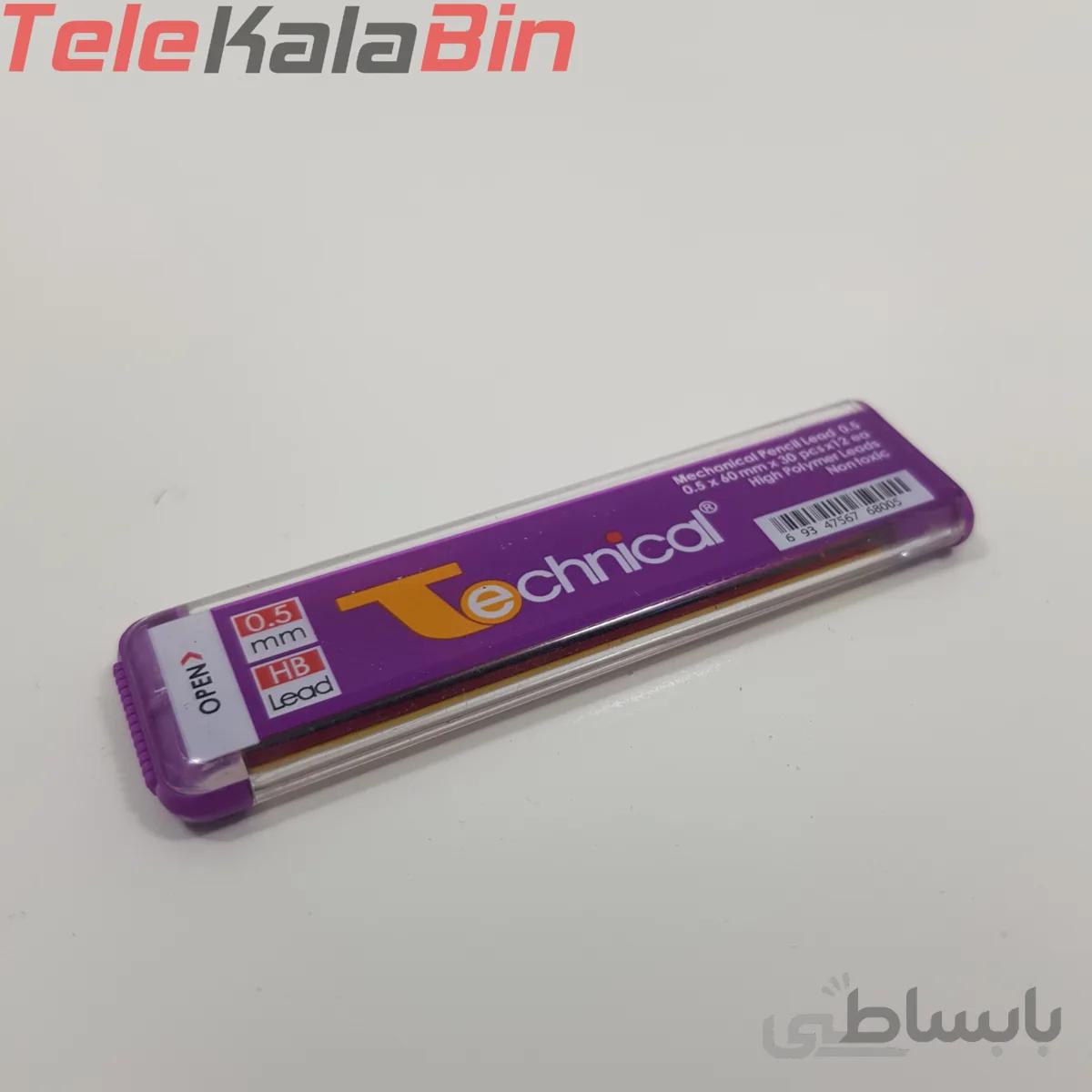 مغزي مداد نوکي تکنيکال رنگي 0.5 ميلي متر