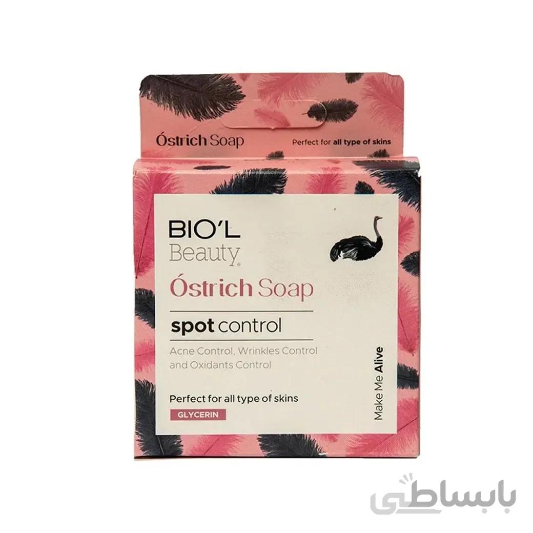 صابون آرایش پاک کن بیول حاوی روغن شترمرغ مناسب انواع پوست 100 گرم ا Biol Soap Face Wash Ostrich Oil For All Skin 100gr