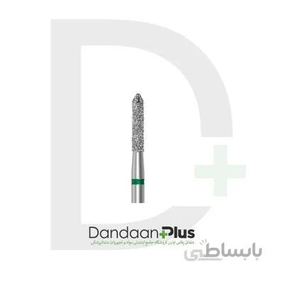 فرز الماسه فیشور متوسط سبز Dentalree- Bevelded Cylinder 884