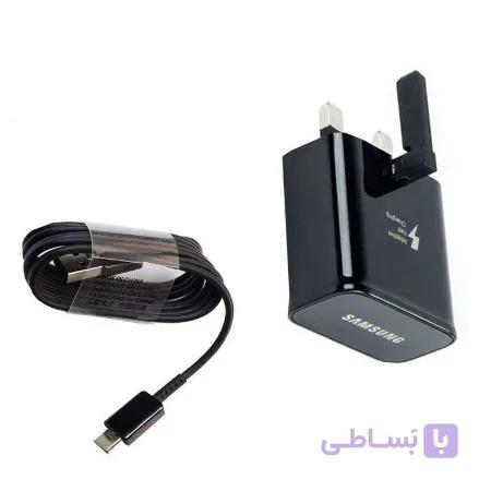 شارژر، کابل شارژ و آداپتور فست شارژ تایپ سی اصلی سامسونگ Samsung Galaxy S8