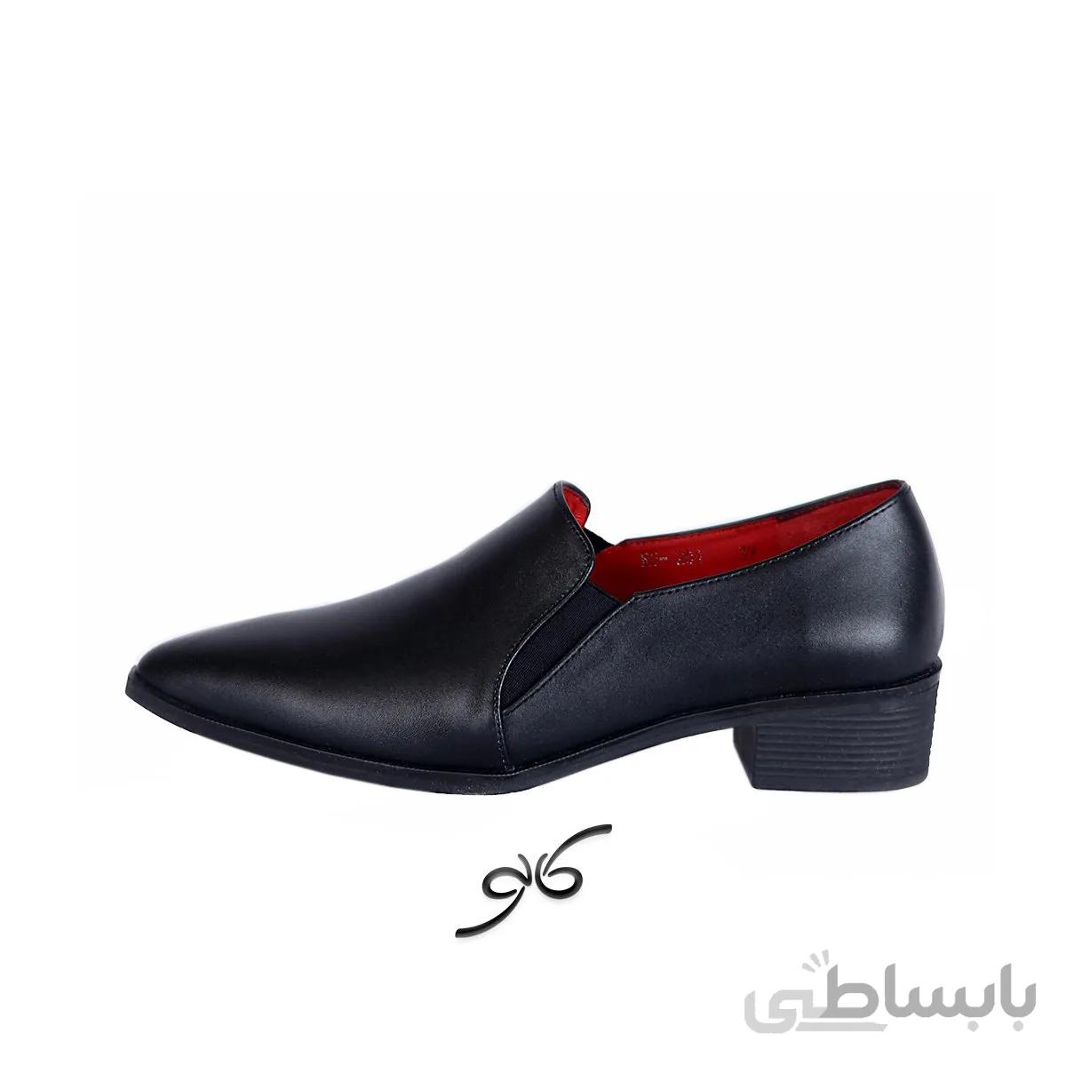 کفش چرم روزمره زنانه - 201