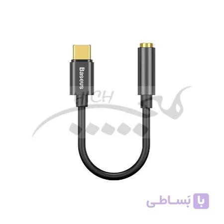 کابل تبدیل پورت تایپ سی به پورت AUX بیسوس Baseus Type-C To 3.5mm Adapter