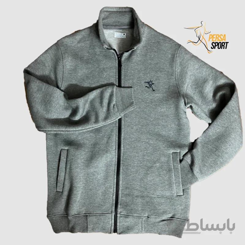 سویشرت فول زیپ پرسااسپرت Tiger 2 Melange