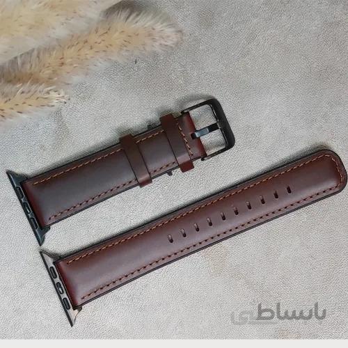 بند اپل واچ چرمی Polo مدل Genuine Leather