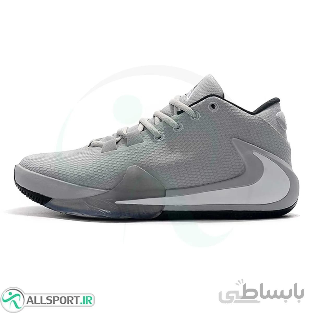 کفش بسکتبال نایک طرح اصلی Nike Zoom Freak 1 Grey