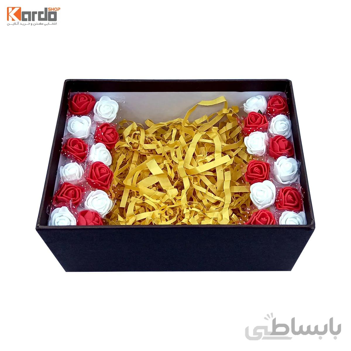 جعبه هدیه طرح مستطیل تزئین شده کد k1179