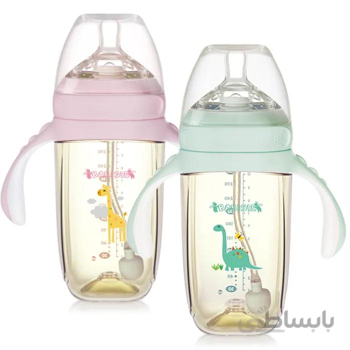 شیشه شیر طلقی 360 درجه 300 میل بی بی سیل
