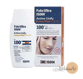 ضدآفتاب ایزدین سری فوتو الترا مدل اکتیو یونیفای حجم 50 میلی لیتر