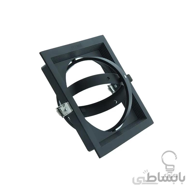 قاب توکار مربع مخصوص لامپ AR111 اکووات