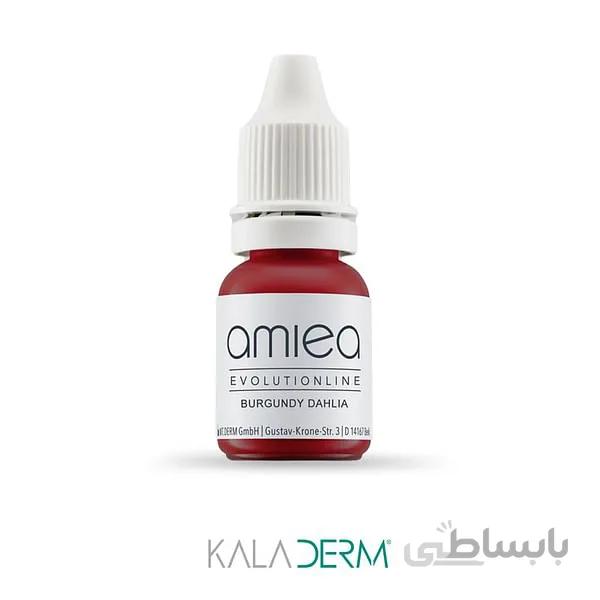 رنگ میکروپیگمنتیشن آمیا سری اولوشن مدل Burgundy Dahlia