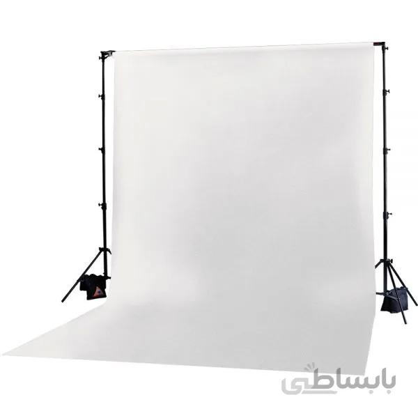 فون بک گراند سفید شطرنجی backdrap white 3×5 non woven