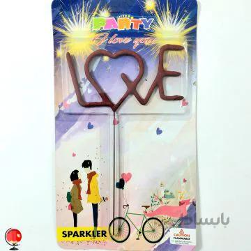 فشفشه سیمی love قرمز