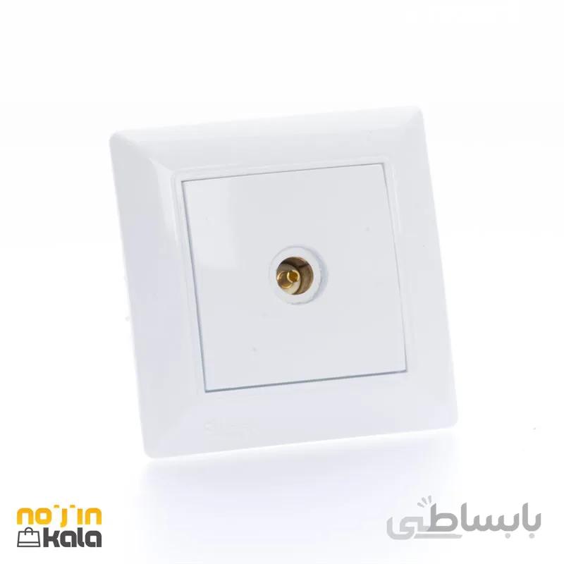 پریز آنتن ثابت الکتریک مدل پانیذ سفید