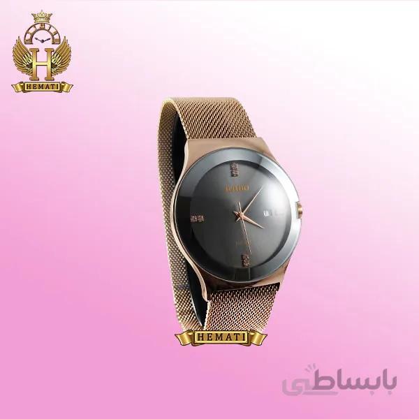 ساعت مردانه رادو استیل Rado RDH101 رزگلد (بند حصیری)
