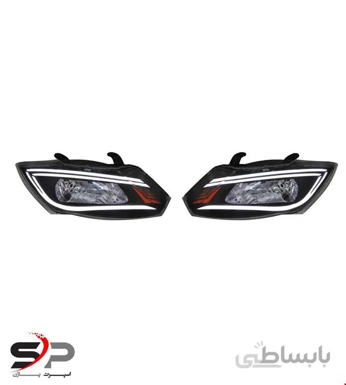 چراغ جلو اسپرت ساینا و کوئیک طرح لیزری