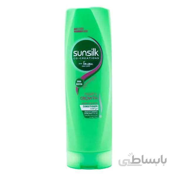 نرم کننده کمک به رشد سالم مو 350 میلی لیتر سان سیلک ا Sunsilk Healthy Growth Conditioner 350ml