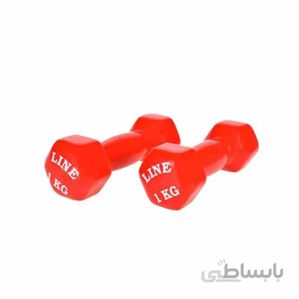 دمبل لاین 1 کیلوگرم 2 عددی