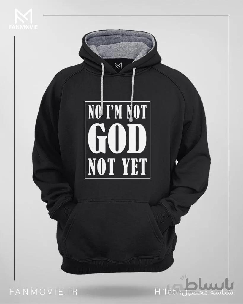 هودی پیکی بلایندرز طرح نوشته NO I’M NOT GOD