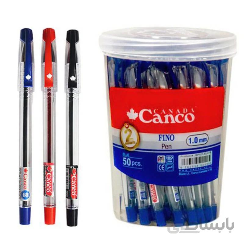 خودکار کنکو Canco Fino 1mm بسته ۵۰ عددی ا Pen Canco Fino 1mm