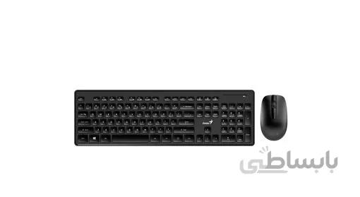 کیبورد و ماوس بی سیم جنیوس مدل SlimStar 8006