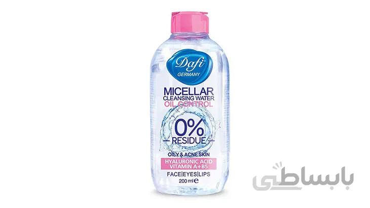 آب پاک کننده صورت دافی مدل Oil control حجم 200 میلی لیتر با تخفیف ویژه